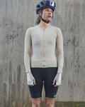 POC Cycling summer long sleeve jersey - ESSENTIAL ROAD LADY - grey