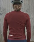 POC Cycling winter long sleeve jersey - AMBIENT THERMAL LADY - bordeaux
