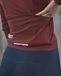 POC Cycling winter long sleeve jersey - AMBIENT THERMAL LADY - bordeaux