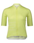 POC Cycling short sleeve jersey - PRISTINE PRINT LADY - yellow