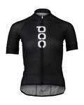 POC Cycling short sleeve jersey - ESSENTIAL ROAD LADY - black