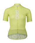 POC Cycling short sleeve jersey - ESSENTIAL ROAD LADY - yellow