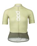 POC Cycling short sleeve jersey - ESSENTIAL ROAD LADY - green/light green