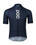 POC Cycling short sleeve jersey - ESSENTIAL ROAD LOGO - blue