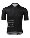 POC Cycling short sleeve jersey - PRISTINE PRINT - black
