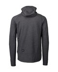 POC hoodie - MERINO ZIP HOOD - grey