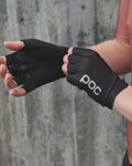 POC Cycling fingerless gloves - AGILE - black