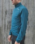 POC Cycling windproof jacket - PRO THERMAL - blue