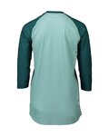 POC Cycling short sleeve jersey - MTB PURE 3/4 LADY - blue/light blue