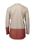 POC Cycling summer long sleeve jersey - MTB PURE LADY - beige