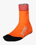 POC Cycling shoe covers - THERMAL - orange/black