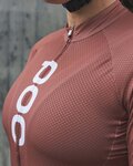 POC Cycling short sleeve jersey - ESSENTIAL ROAD LADY - red