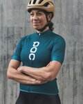 POC Cycling short sleeve jersey - ESSENTIAL ROAD LADY  - blue