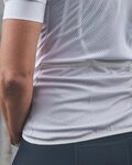 POC Cycling short sleeve jersey - ESSENTIAL ROAD LADY - white/grey