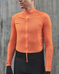 POC Cycling summer long sleeve jersey - ESSENTIAL ROAD - orange/black