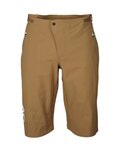 POC Cycling shorts without bib - ESSENTIAL ENDURO - brown