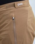 POC Cycling shorts without bib - ESSENTIAL ENDURO - brown