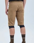 POC Cycling shorts without bib - ESSENTIAL ENDURO - brown