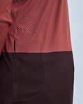 POC Cycling summer long sleeve jersey - MTB PURE - brown/orange