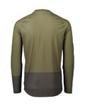 POC Cycling summer long sleeve jersey - MTB PURE - green/blue