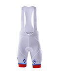 BONAVELO Cycling bib shorts - FDJ 2017  - white