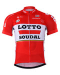 Cycling short sleeve jersey - LOTTO 2017 - red/white
