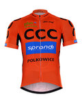 Cycling short sleeve jersey - CCC RENO 2016 - orange