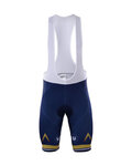 BONAVELO Cycling bib shorts - AQUA BLUE 2017 - blue/gold