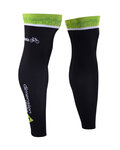 BONAVELO Cycling leg warmers - DIMENSION DATA 2018 - black/green
