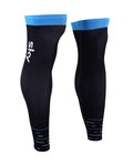 Cycling leg warmers - SKY 2018 - light blue/black