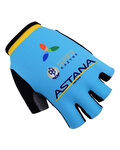 Cycling fingerless gloves - ASTANA 2017 - light blue