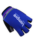 Cycling fingerless gloves - LAMPRE 2017 - blue