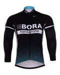 Cycling summer long sleeve jersey - BORA 2017 SUMMER - black