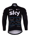 Cycling summer long sleeve jersey - SKY 2017 SUMMER - black