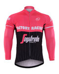 BONAVELO Cycling summer long sleeve jersey - TREK ROSE 2017 SMR - pink/black