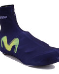 Cycling shoe covers - MOVISTAR 2018 - green/blue