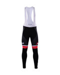 Cycling long bib trousers - TREK 2017 SUMMER - black/red