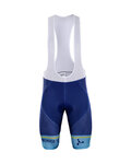 Cycling bib shorts - ASTANA 2018 - blue