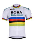 Cycling short sleeve jersey - BORA UCI 2018 - multicolour/white