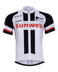 BONAVELO Cycling short sleeve jersey - SUNWEB 2018 - black/white
