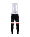 Cycling long bib trousers - SUNWEB 2018 WINTER - white/black