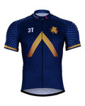 Cycling short sleeve jersey - AQUA BLUE 2018 - gold/blue