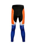 Cycling long trousers withot bib - RABOBANK 2012 SUMMER - black/blue/orange