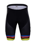 Cycling shorts without bib - BORA UCI 2018 KIDS - multicolour/black
