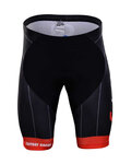 Cycling shorts without bib - TREK 2018 - black/red