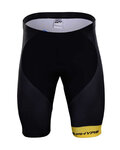 Cycling shorts without bib - LOTTO 2018 - black/yellow