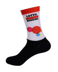 BONAVELO Cyclingclassic socks - LOTTO 2018 - black/white/red