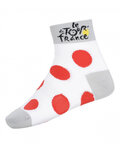 Cyclingclassic socks - TOUR DE FRANCE  - white/red