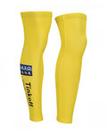 Cycling leg warmers - TINKOFF SAXO  - yellow