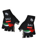Cycling fingerless gloves - UAE EMIRATES 2018 - black